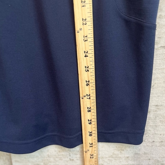 NFL Chicago Bears Men's Navy and Orange Polo Shirt Sz L Chicago Logo on Chest - Picture 9 of 11